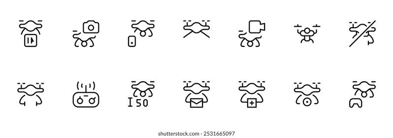 Drone icon, drone remote, flying drone Functions and Controls vector simple design, drone vector icon. Suitable for Web Page, Mobile App, UI, UX design.