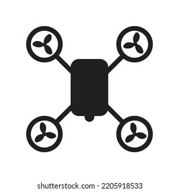 Icono de drones, gráfico vector de signos de drones