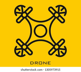 Drone icon signs
