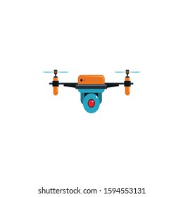 drone icon. Simple element illustration. drone concept symbol design. Can be used for web and mobile.