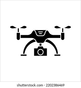 drone icon. Simple element illustration. drone concept symbol design on white background.