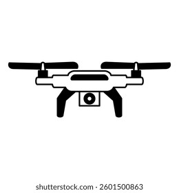 drone icon, simple flat style, illustration, logo sign symbol pictogram template, for ui or ux isolated on white for mobile app, editable