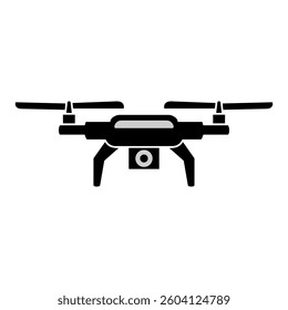 drone icon, simple flat style, illustration, logo sign symbol pictogram template, for ui or ux isolated on white for mobile app, editable