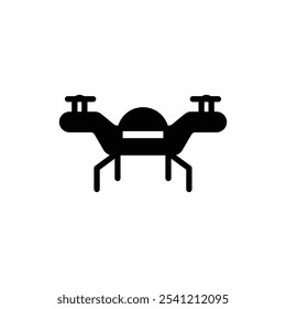 drone icon solid style vector