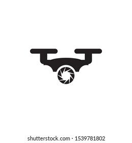 Drone icon symbol logo design vector illustration template