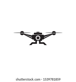Drone icon symbol logo design vector illustration template