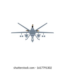 drone icon in trendy flat design