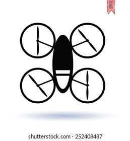Drone icon, Vector. 
