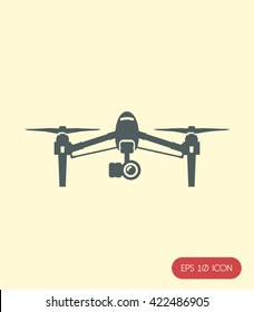 Drone icon vector