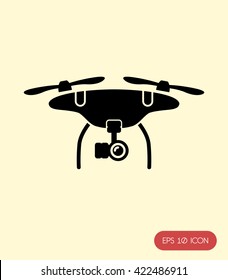 Drone icon vector