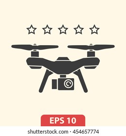 Drone icon vector