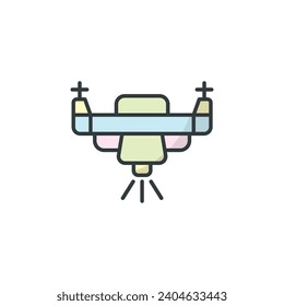 Drone icon vector design templates simple and modern concept