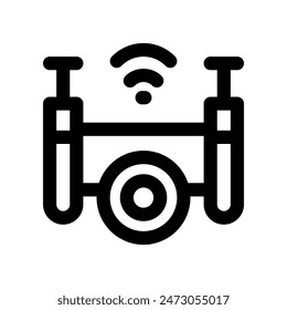 drone icon. vector dual tone icon for your website, mobile, presentation, and logo design.