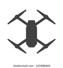 Drone Icon, Vector flat design style