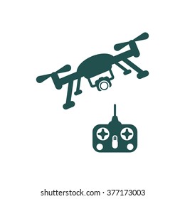 drone Icon  vector flat design