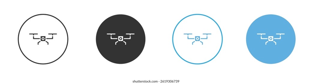 Drone icon Vector Graphic set