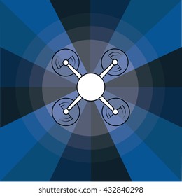 drone Icon vector drone Illustration