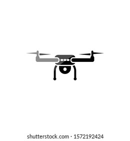 Drone icon. Vector illustration can be used for topics quadcopter, surveillaance, technology