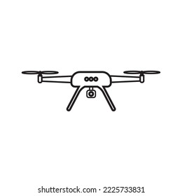 drone icon vector illustration logo design