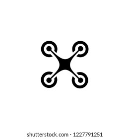 drone icon. drone vector illustration on white background for web and apps.