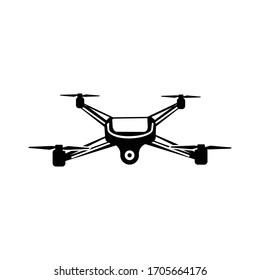 drone icon vector illustration solid