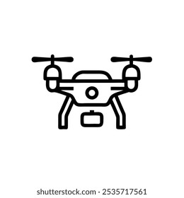 drone icon vector illustration style