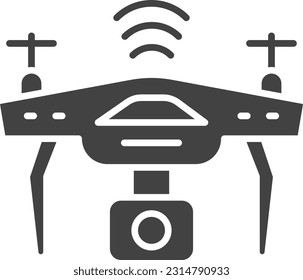 Drone icon vector image. Suitable for mobile application web application and print media.