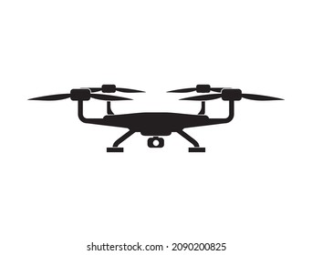 vector de icono drone aislado. icono plano