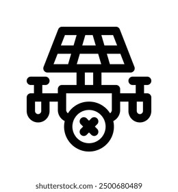 drone icon. vector line icon for your website, mobile, presentation, and logo design.