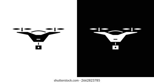 Vector de iconos de drones