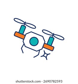 Drone Icon, Vektorgrafik