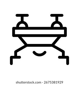 Drone Icon Vector Symbol Design Illustration