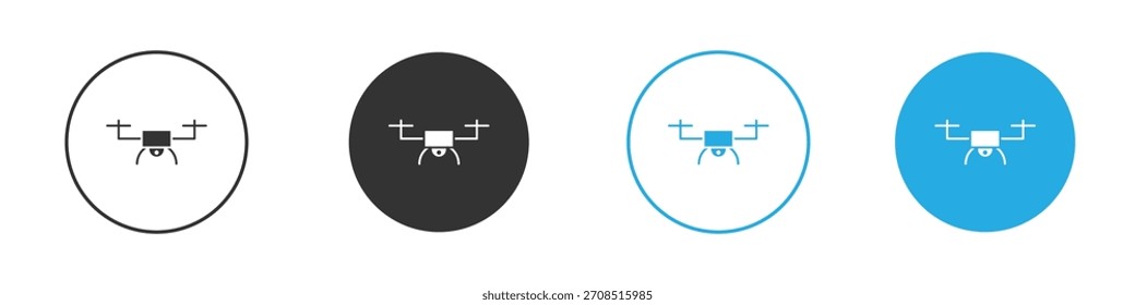 Ícone de drone Para web, mobile.Vetor Ilustração
