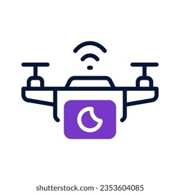 drone icon for your website, mobile, presentation, and logo design.
