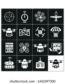 
Drone Icons vector symbol icon