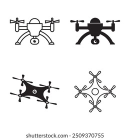 drone illustration icon element logo design