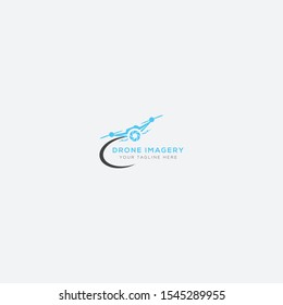 Drone imagery logo design and modern style logo
