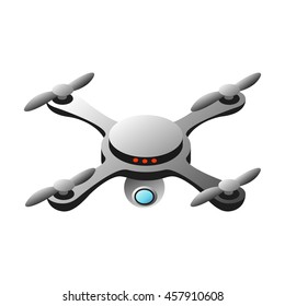 Drone isometric illustration