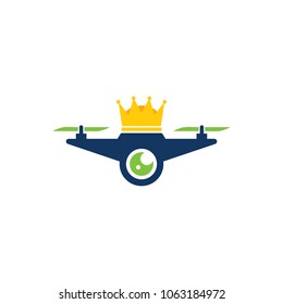 Drone King Logo Icon Design