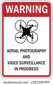 Drone liability sign and labels