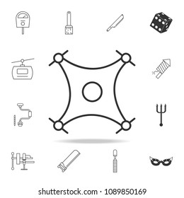 Drone line icon. Detailed set of web icons and signs. Premium graphic design. One of the collection icons for websites, web design, mobile app on white background