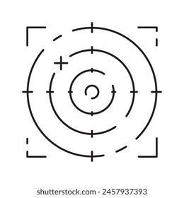 Drone line icon. Included the icons as drone, remote, controller, radar, map, signal and more