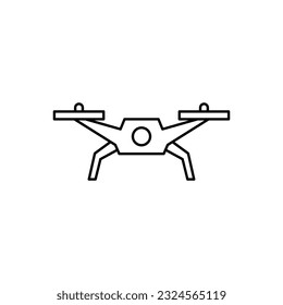 Drone line icon vector design