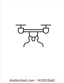 drone line icon,vector best line icon.