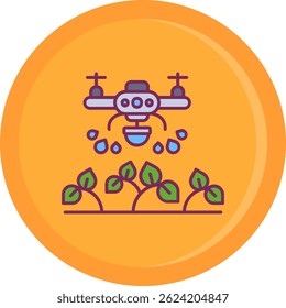 Drone Line vector Icon Design