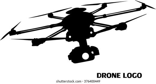 Drone Logo Stock Vector (Royalty Free) 376400449 | Shutterstock