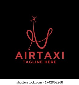 drone logo, air taxi logo design inspirations 