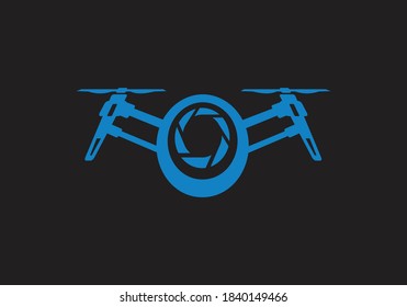 Drone Logo Concept Design Template.