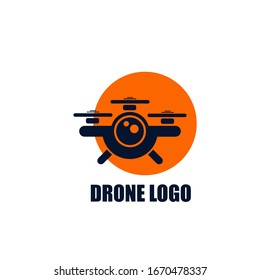 drone logo concept - vector