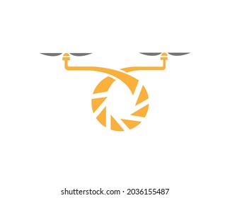 Drone logo design concept creative modern vector template.